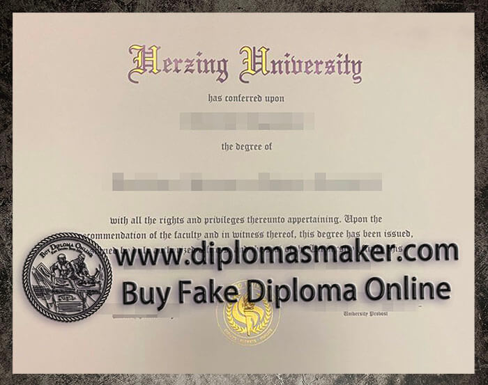 purchase realistic Herzing University diploma