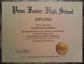 purchase realistic Penn Foster High School degree