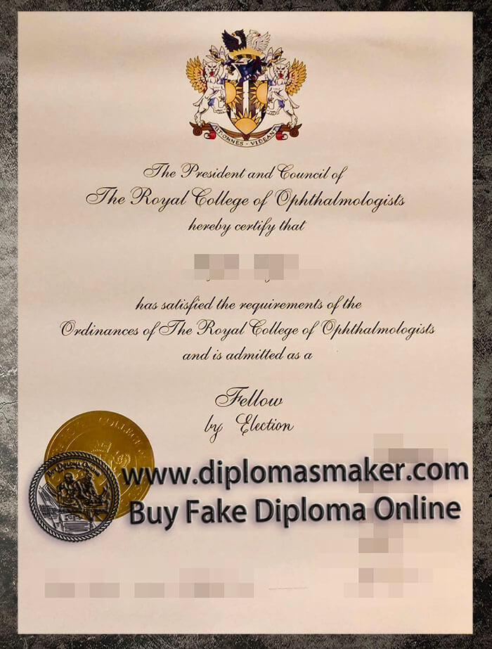 purchase realistic Royal College of Ophthalmologists diploma