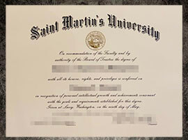 purchase realistic Saint Martin's University degree