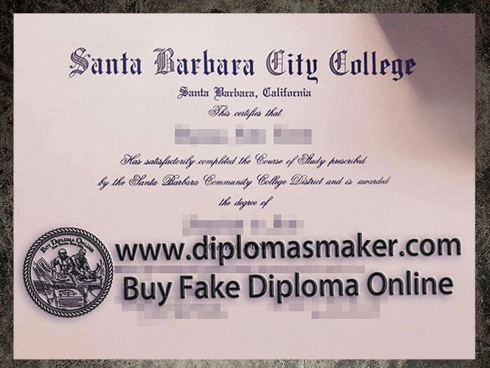 purchase realistic Santa Barbara City College diploma