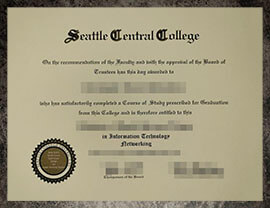 purchase realistic Seattle Central College degree