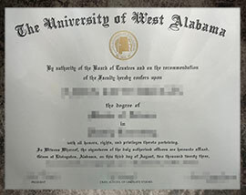 purchase realistic University of West Alabama degree