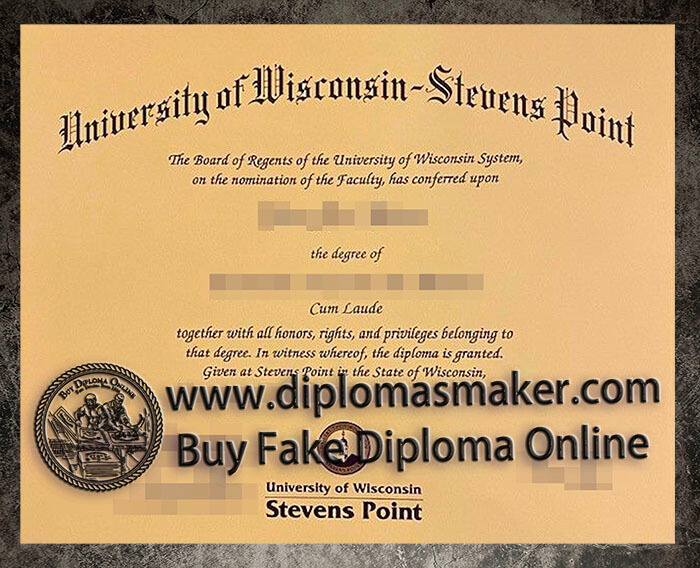 purchase realistic University of Wisconsin-Stevens Point diploma