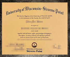 purchase realistic University of Wisconsin-Stevens Point degree