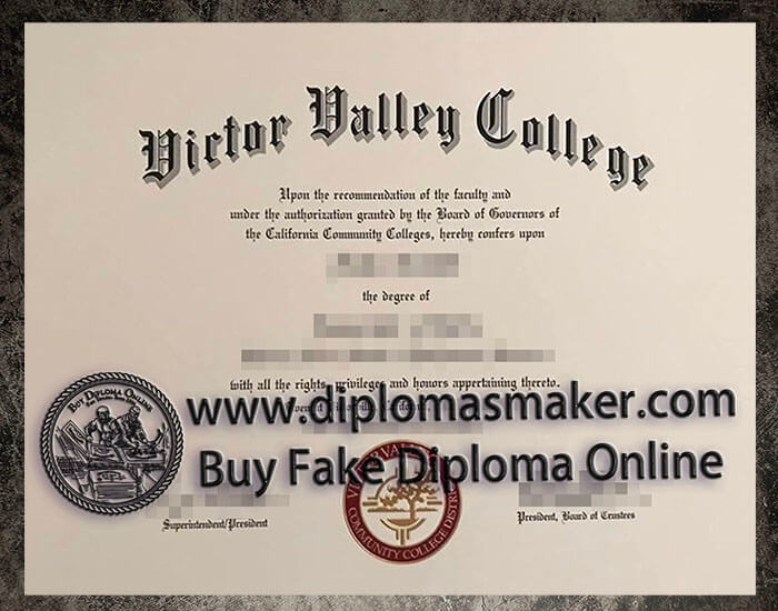 purchase realistic Victor Valley College diploma