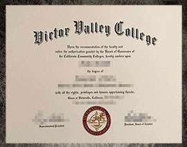 purchase realistic Victor Valley College degree