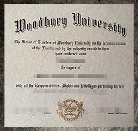 purchase realistic Woodbury University degree