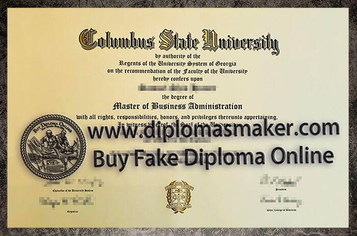 purchase realistic Columbus State University diploma