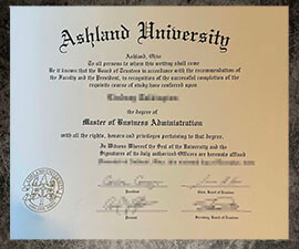 purchase realistic Ashland University degree