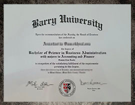 purchase realistic Barry University degree