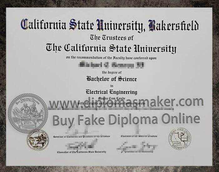 purchase realistic CSU Bakersfield diploma