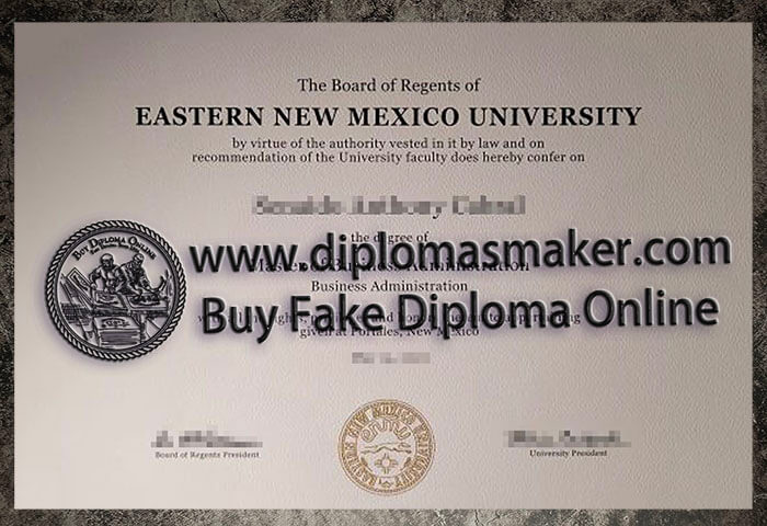 purchase realistic Eastern New Mexico University diploma