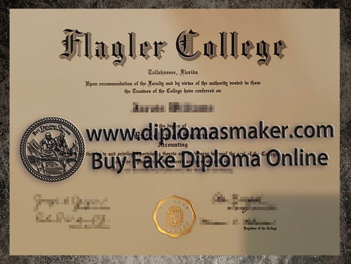 purchase realistic Flagler College diploma