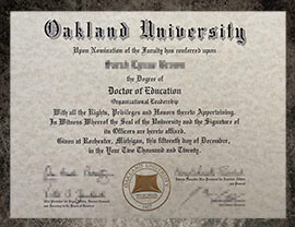 purchase realistic Oakland University degree