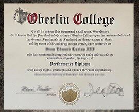 purchase realistic Oberlin College degree