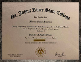 purchase realistic St Johns River State College degree