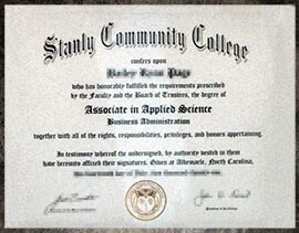 purchase realistic Stanly Community College degree