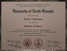 purchase realistic University of North Georgia degree