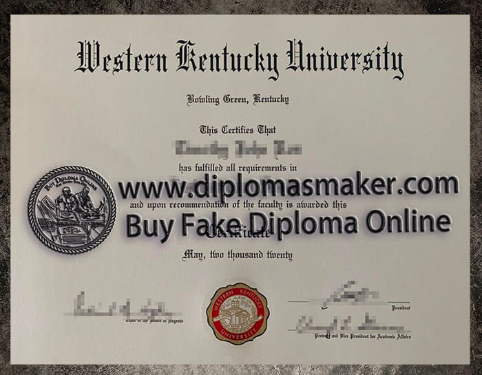 purchase realistic Western Kentucky University diploma