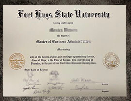 purchase realistic Fort Hays State University degree