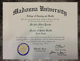 purchase realistic Madonna University degree