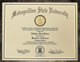 purchase realistic Metropolitan State University degree