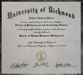 purchase realistic University of Richmond degree