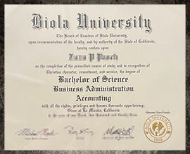 purchase realistic Biola University degree