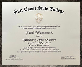 purchase realistic Gulf Coast State College degree