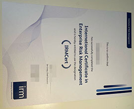 purchase realistic Institute of Risk Management certificate