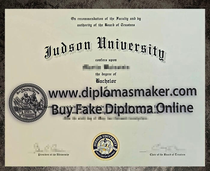 purchase realistic Judson University diploma