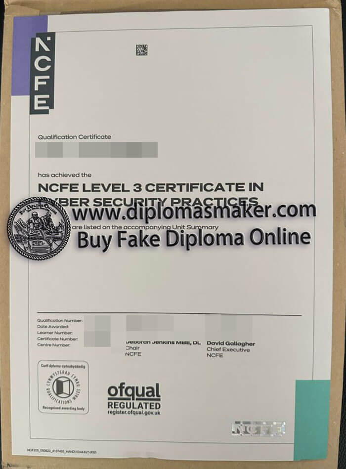 purchase realistic NCFE Level 3 Certificate