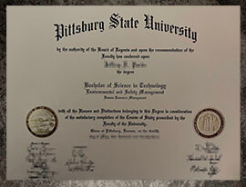 purchase realistic Pittsburg State University degree