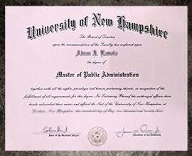 purchase realistic University of New Hampshire degree