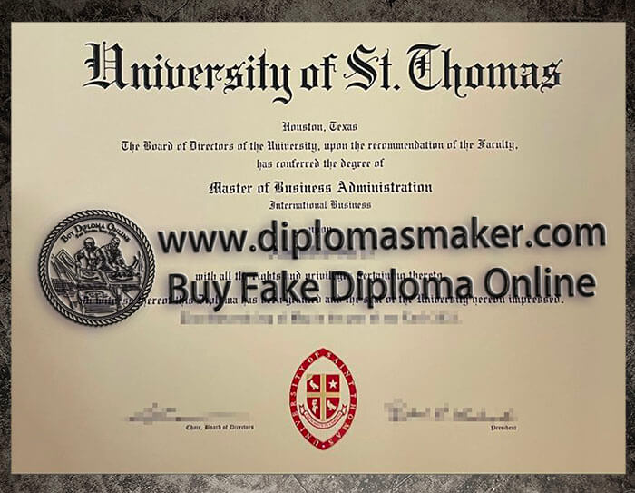 purchase realistic University of St Chomas diploma