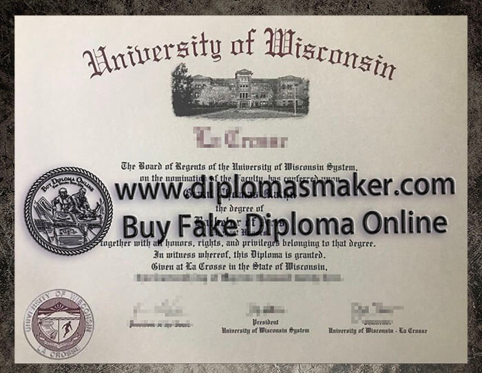 purchase realistic University of Wisconsin diploma