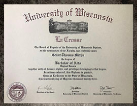 purchase realistic University of Wisconsin degree