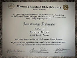 purchase realistic Western Connecticut State University degree